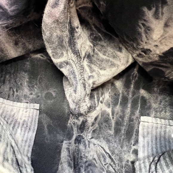 Siwy Jeans Women's Hannah Jeans Size 26 (2) Black Tie Dye Embossed Pockets - Picture 14 of 17
